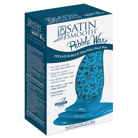 Titanium Blue Hard Pebble Wax